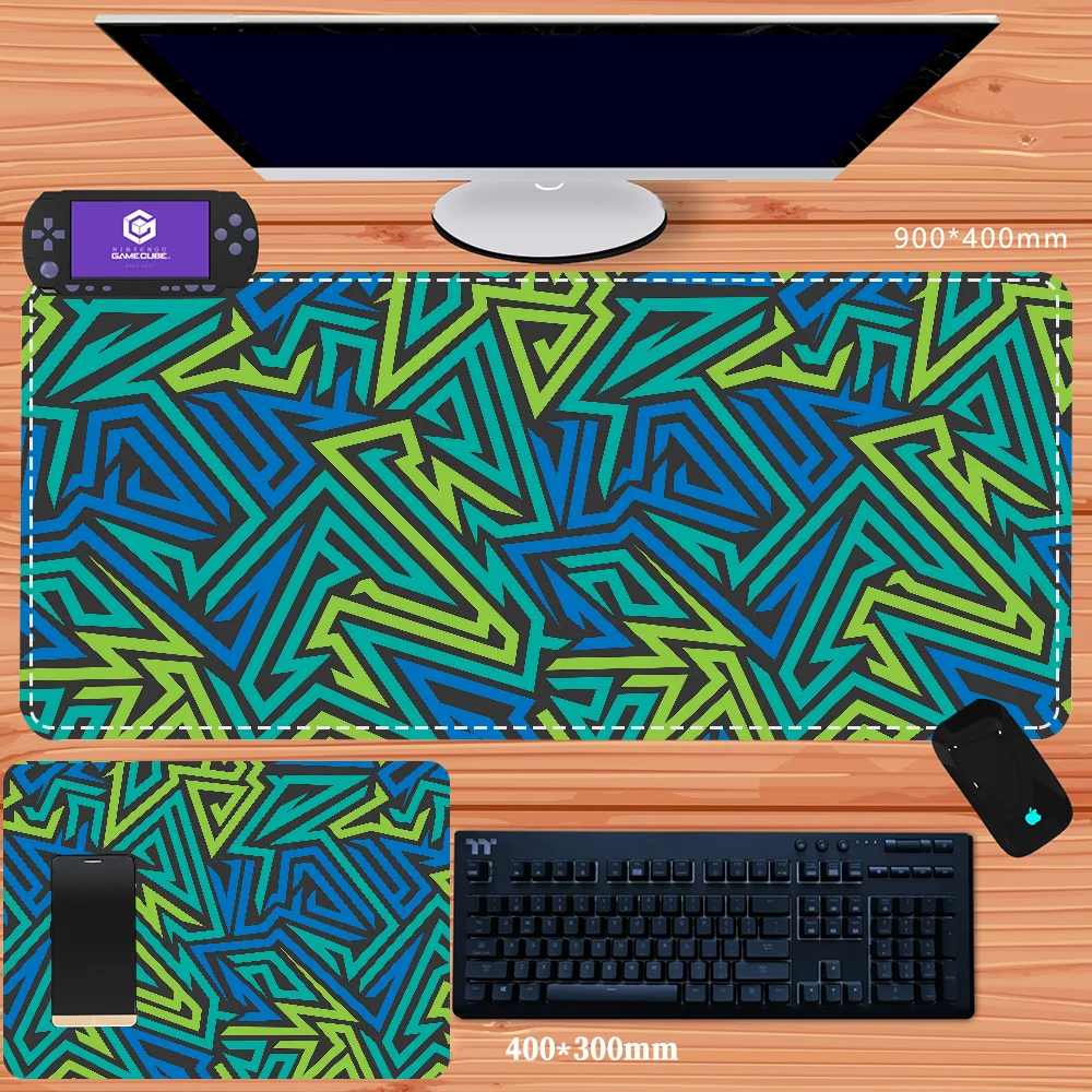 

Geometric Lines Mousepad Table Mat Gamer Mousemats Office Mouse Mat Rubber Anti Slip Big Keyboard Mats For Computer