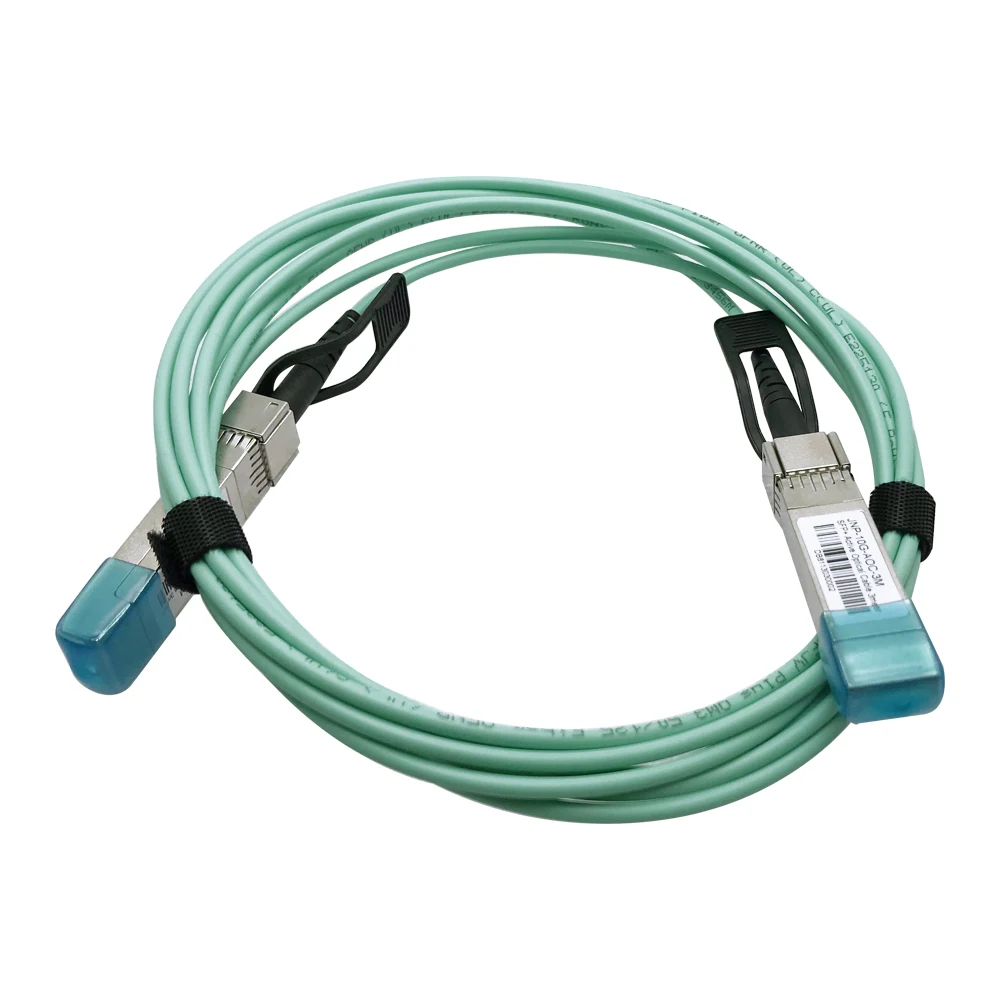 SFP Active Optical OM3 10G /40G  10GBASE  QSFP Fiber Cable high speed compatible with Cisco Huawei MikroTik HP Intel Dell