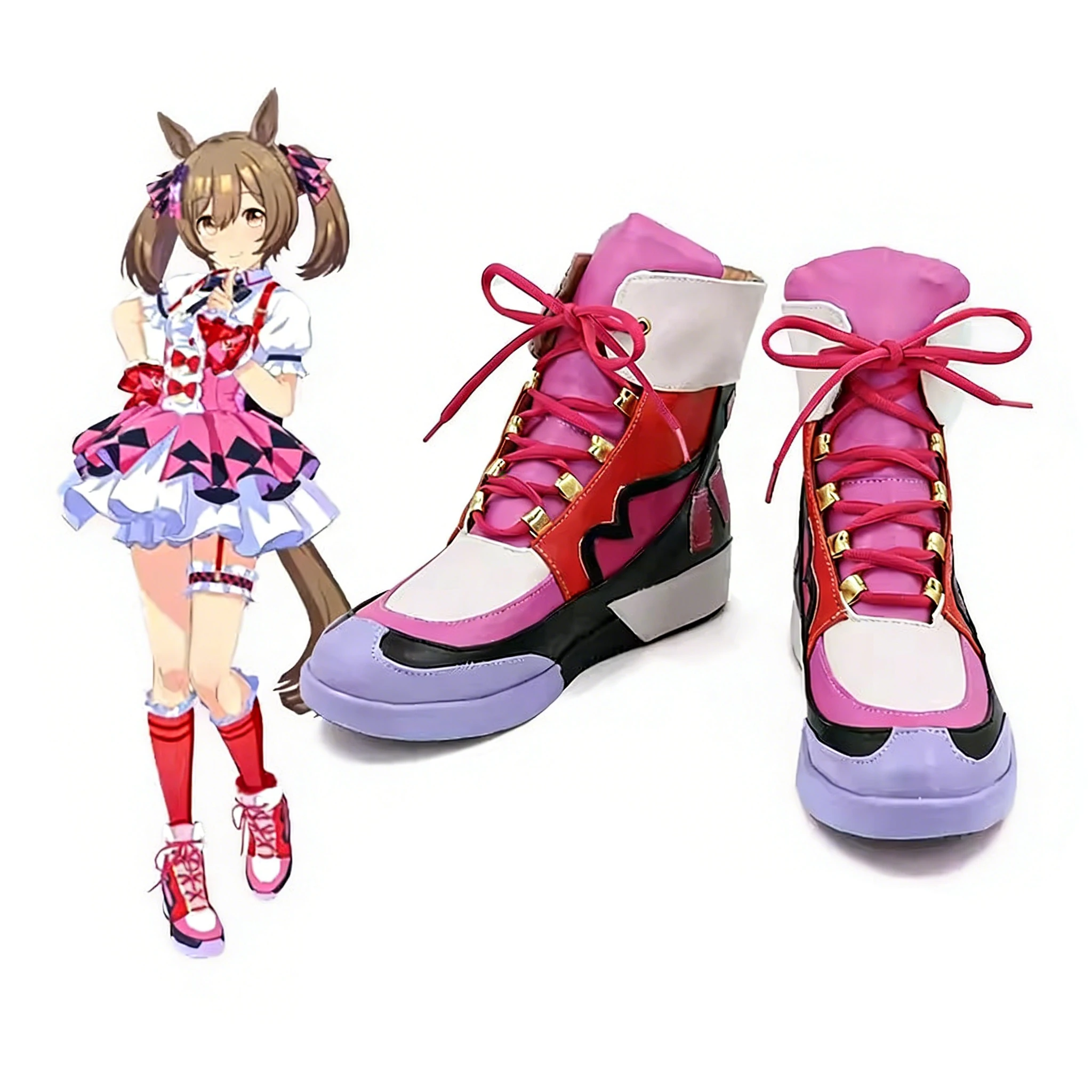 Game Pretty Derby Smart Falcon Cosplay Shoes Boots Falcon on the sand For Hallowmas Party Adult Women Men Christmas Costume Prop