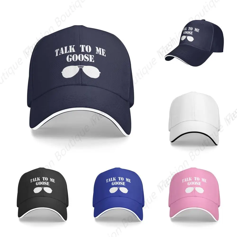 

Hot-Selling Funny Talk To Me Goose Adjustable Sandwich Peaked Cap Outdoor Sports Baseball Cap Trucker Cap Outdoor Sun Visor