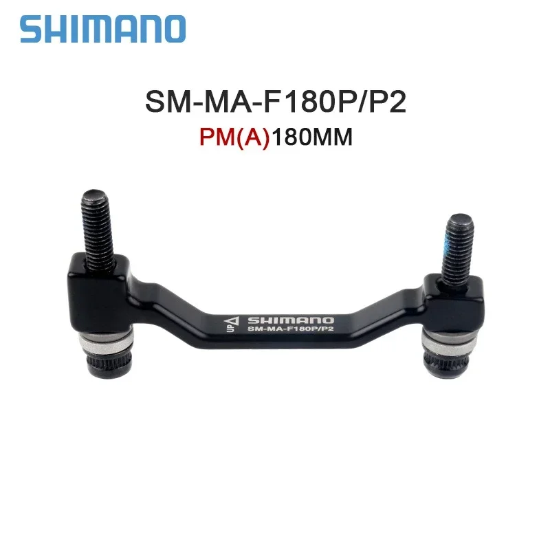 Adaptador de Freno de Disco Original SHIMANO PM A, Soporte de Freno de Disco para Rotor de 180 mm y 203 mm, RT86 RT81 RT56 F180P/P2 F203P/PM