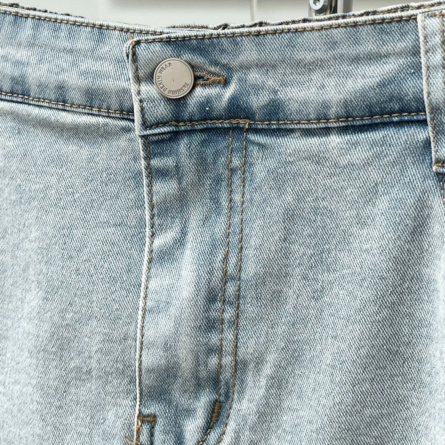 2026 Plus Size Lined Denim Mini Skirt Embroidery Bowknot Fashion Casual Short Skirt Curvy Ladies 810 view 6