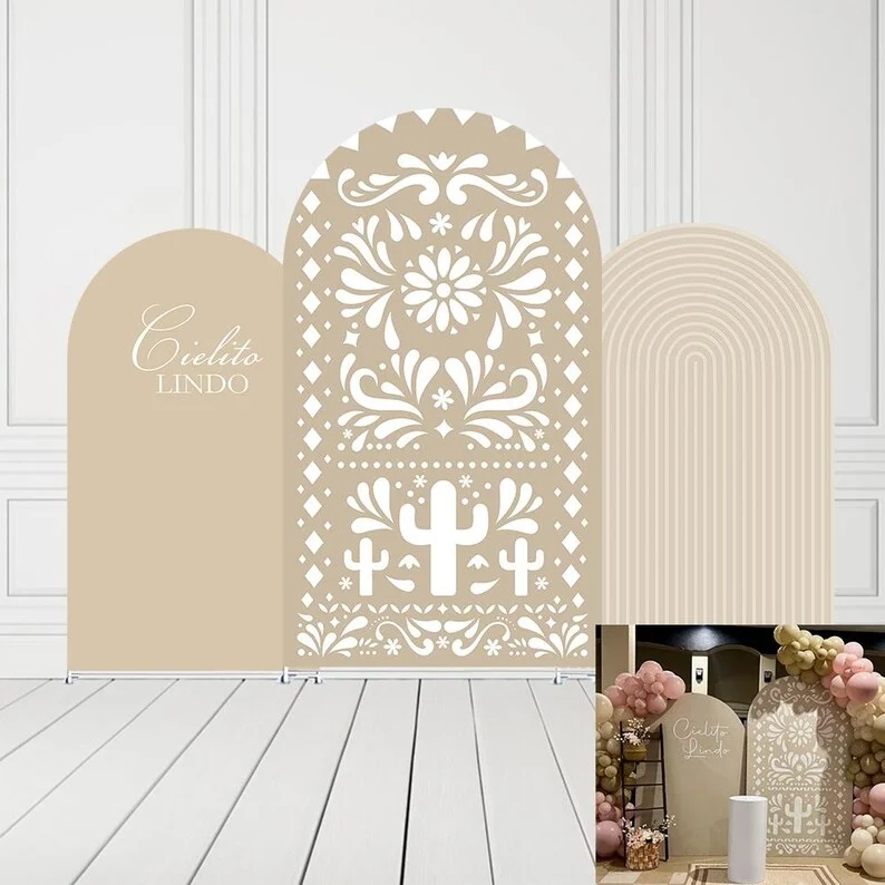 Mehofond مخصص 2-الجانب المكسيكي Cielito Lindo الزفاف الاطفال حفلة عيد ميلاد استحمام الطفل يغطي كيارا قوس ديكور خلفية الصورة