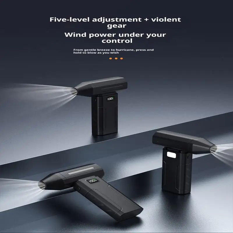 100000RPM Powerful Electric Air Blower Vacuum Dust Cleaner Portable Dust Cleaner Violent Fan X8 Brushless Turbo Jet Fan Blower