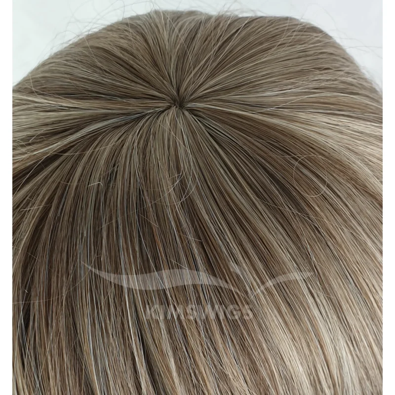 Peluca marrón claro/rubia para mujer, estilo BOB corto, cabeza completa B38, vendedor del Reino Unido