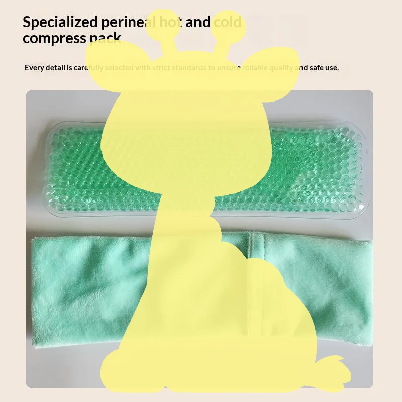 Perineal Dual Use Cold Heat Compress Pad Microwavable Instant Ice Maxi Pad for Postpartum Maternity Home Recovery Care