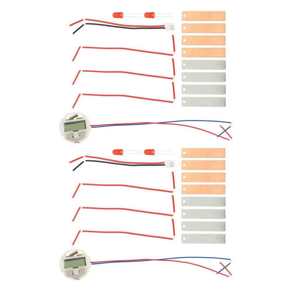 2 Sets Citrus Experiment Fruit Batterys Sensory Toy Copper Sheet Metal Student