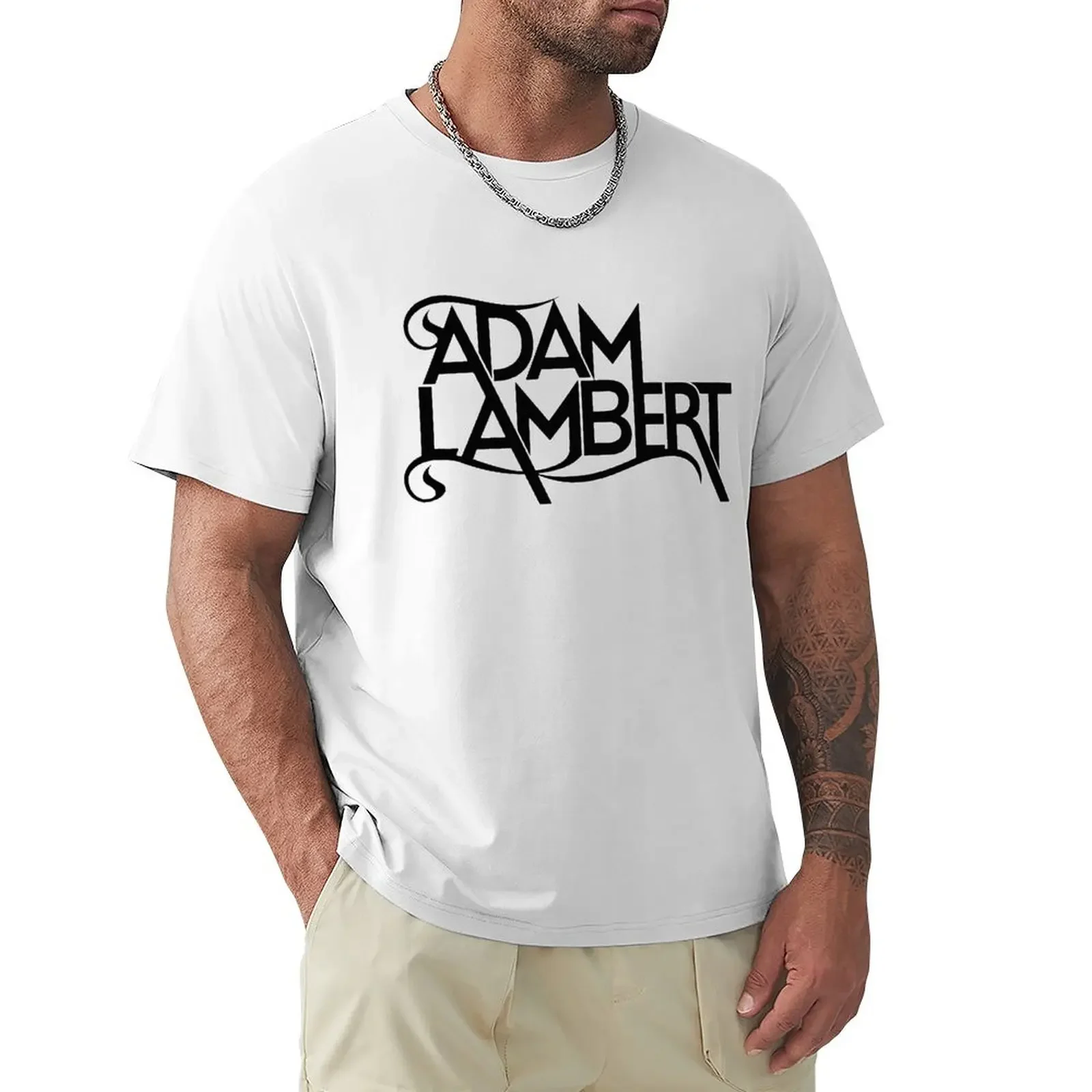 Adam mitchel Lambert (born January 29,1982) is an American singer and songwriter T-shirt blacks mens t shirt graphic