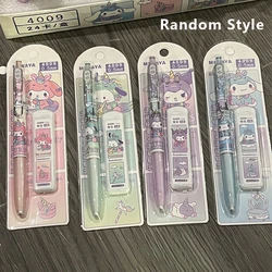 1Set Kawaii Sanrio Melody Kuromi Cinnamoroll Pochacco Mechanical Pencil 0.5mm Press Pencils Office Students Stationery Kids Gift