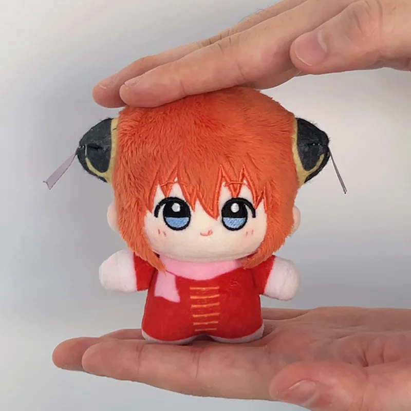 10 سنتيمتر جينتاما أوكيتا سوجو ألعاب من نسيج مخملي قلادة أنيمي الكرتون كاجورا بلوشي دمية كاتسورا كوتارو حقيبة سلسلة مفاتيح قلادة الاطفال هدية #4