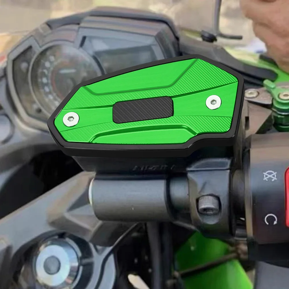 Z650 Z800 Z900 Brake Fluid Reservoir Cover Engine Oil Filler Accessories FOR Kawasaki ER6N VERSYS650 Brake Fluid Cylinder Cap