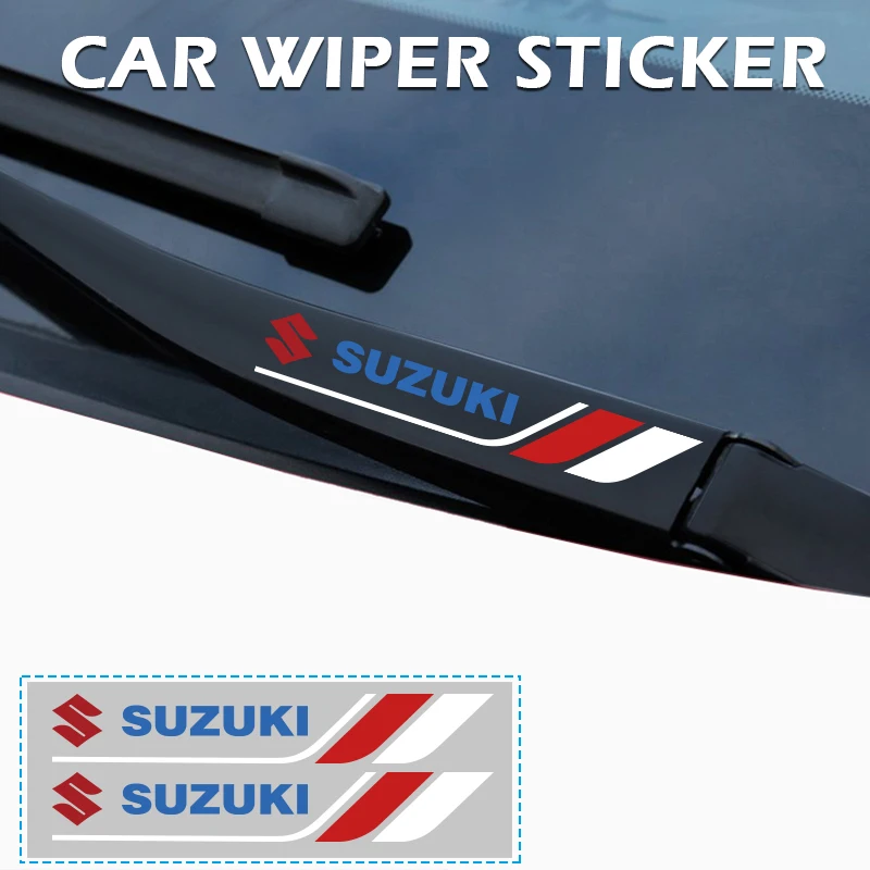 Car Sticker Window Wiper Decals Rear Windshield Sticker For Suzuki Swift Grand Vitara Jimny Sx4 Alto Auto Accessories