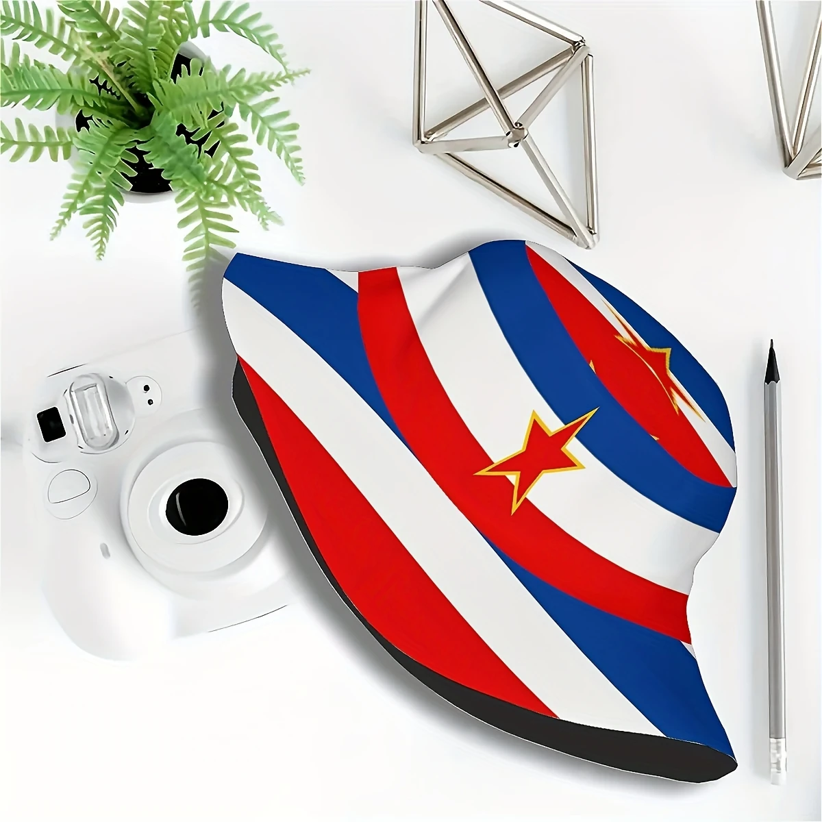 Custom One Yugoslavia Flag Hat Featuring a Charming Cartoon Fisherman Design, Ideal for All Genders, Made from Lightweight