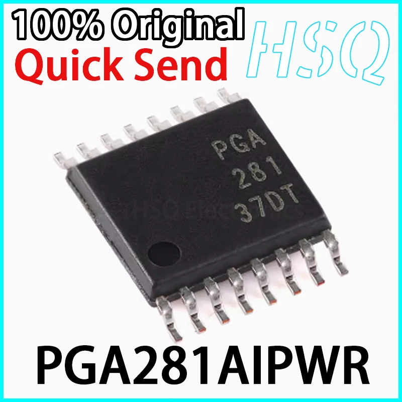 1PCS Original Genuine PGA281AIPWR PGA281 TSSOP-16 Programmable Gain Amplifier Chip Brand New in Stock