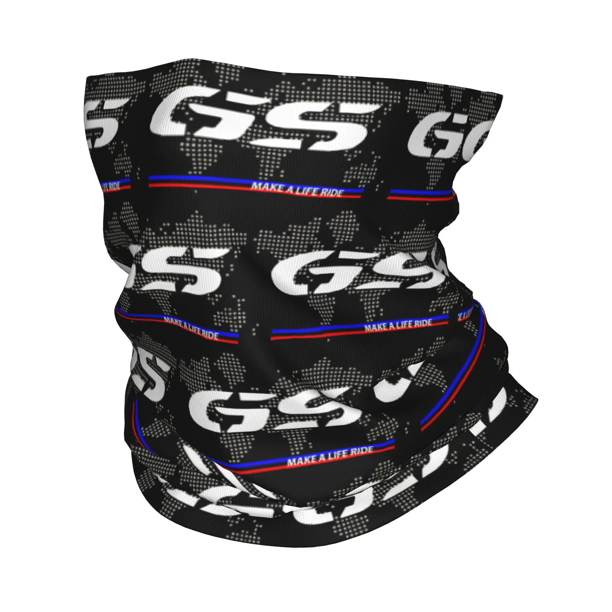 Custom GS Motorcycle Adventure Bandana Neck Warmer Men Women Winter Ski Hiking Scarf Gaiter  Face Cover