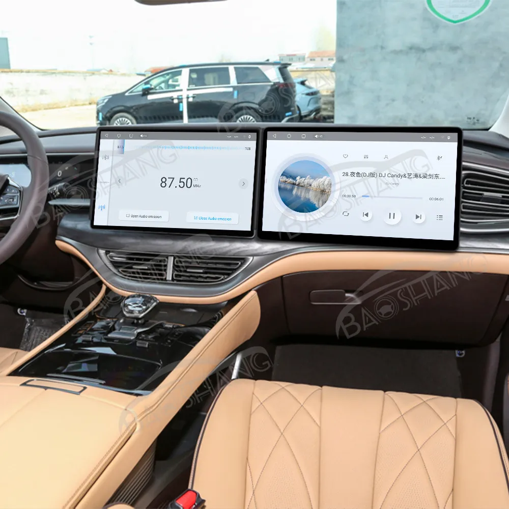 15.6 Inch Carplay for 2022-2024 Car Passenger Entertainment Screen Car Co-pilot Display Multimedia Player