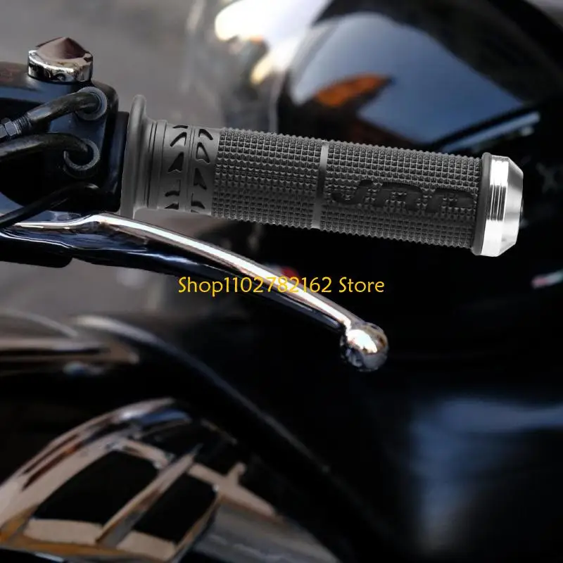 547B Aluminum Alloy Motorbike Handlebar Grips with Antislip Finish for Superior Control and Comfort Long Distance Riding 2pcs