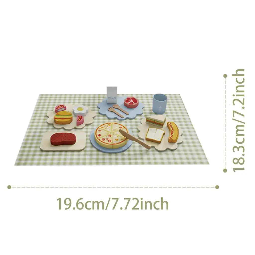 Pretend Play Learning Gift Play Food Set for Kids Birthday Gift Boy Girl