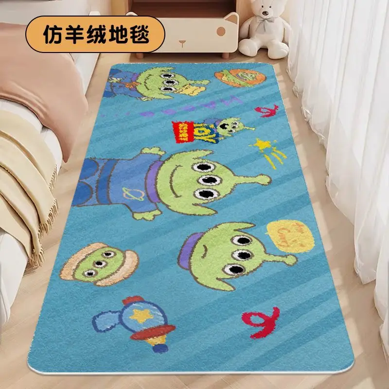 Disney Animation Toy Story Buzz Lightyear Home Living Room Kitchen Carpet Alien Woody Children's Bedroom Decorative Floor Mat