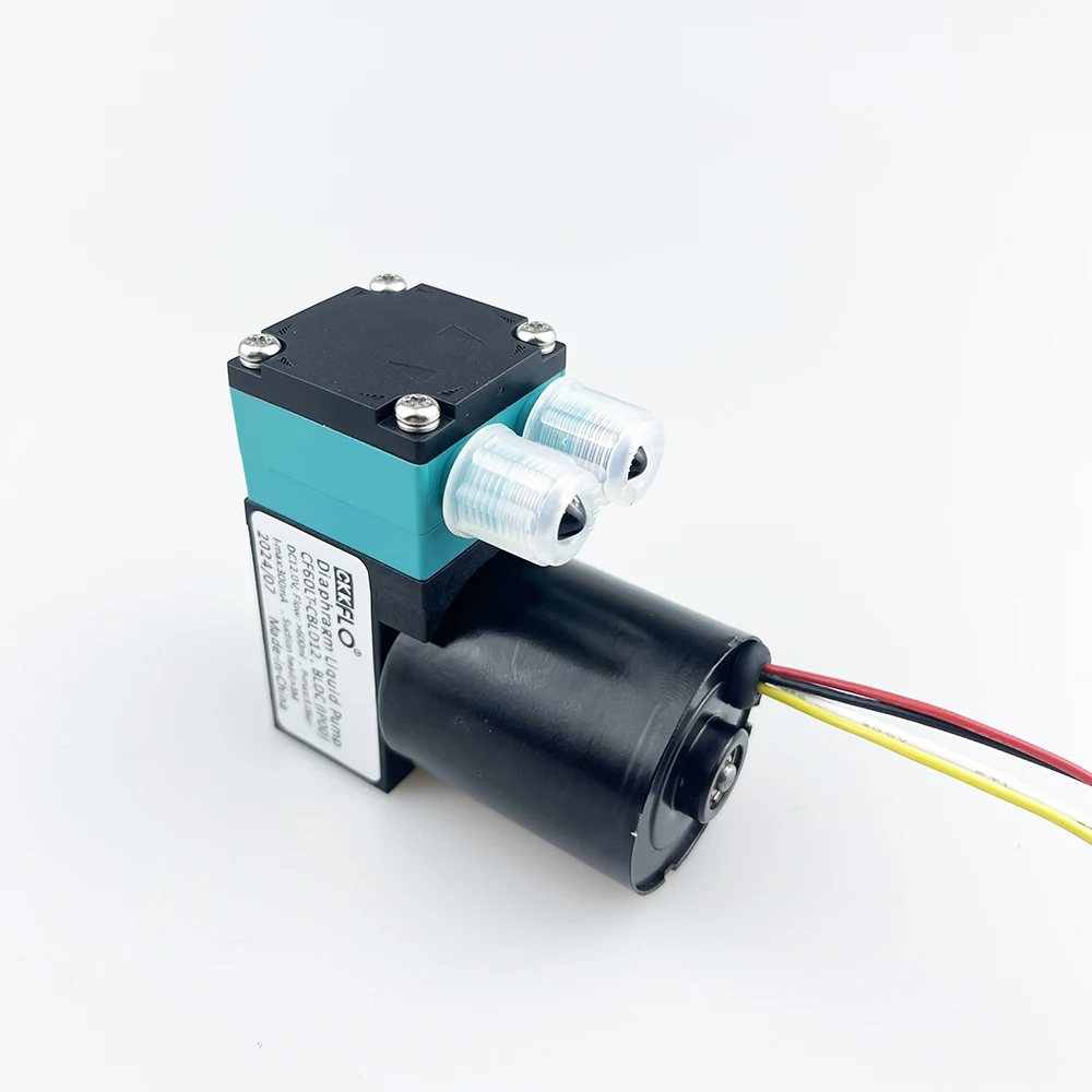 Pompe à liquide à Micro diaphragme haut de gamme CF60L CKKFLO 2024, DC12V 24V, utilisation chimique personnalisée, alimentation en usine, moteur Direct en chine