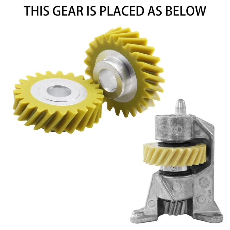 W10112253 Mixer Worm Gear W10380496 Carbon Brushes Replacement For Whirlpool & Kitchen-Aid Mixers Replace Parts 4162897