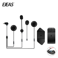 1Set New Mounting Clip Double-Sided Tape Base Type-C Interface Headphone For EJEAS Q8 Motorcycle Helmet Intercom