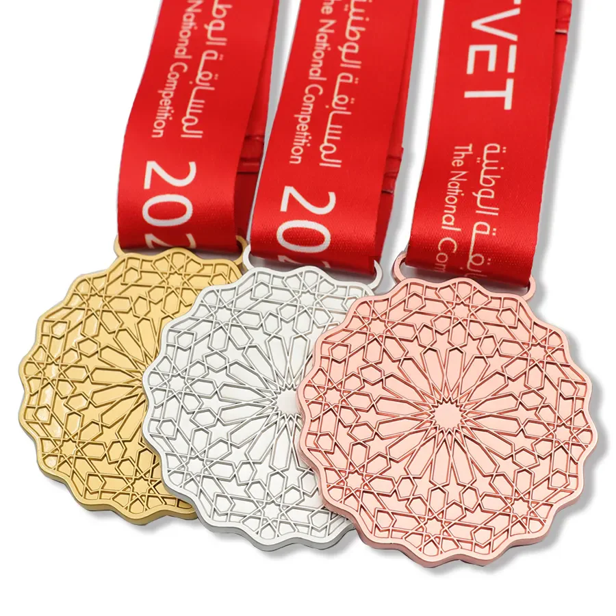 Wholesale customized medals, cheap blank zinc alloy 3D marathon running medals