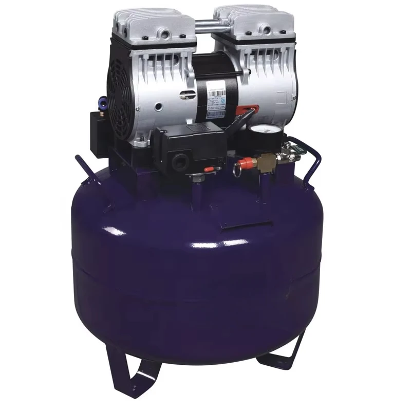 32L High Quality Portable 100% Oil Free Piston Dentistry Vertical Air Compressor Silent 220V Air Compressor