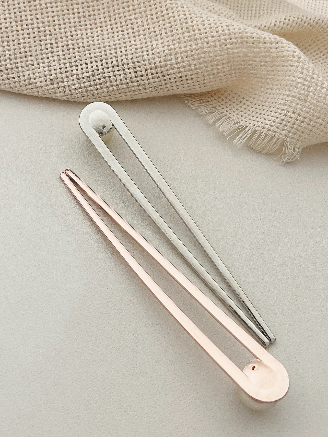 3 قطعة مقاطع الشعر الفرنسية البسيطة على شكل حرف U للنساء العصي الشعر إكسسوارات الشعر الأنيقة دبابيس الشعر المعدنية مثالية للكعك والتويست الفرنسي #5