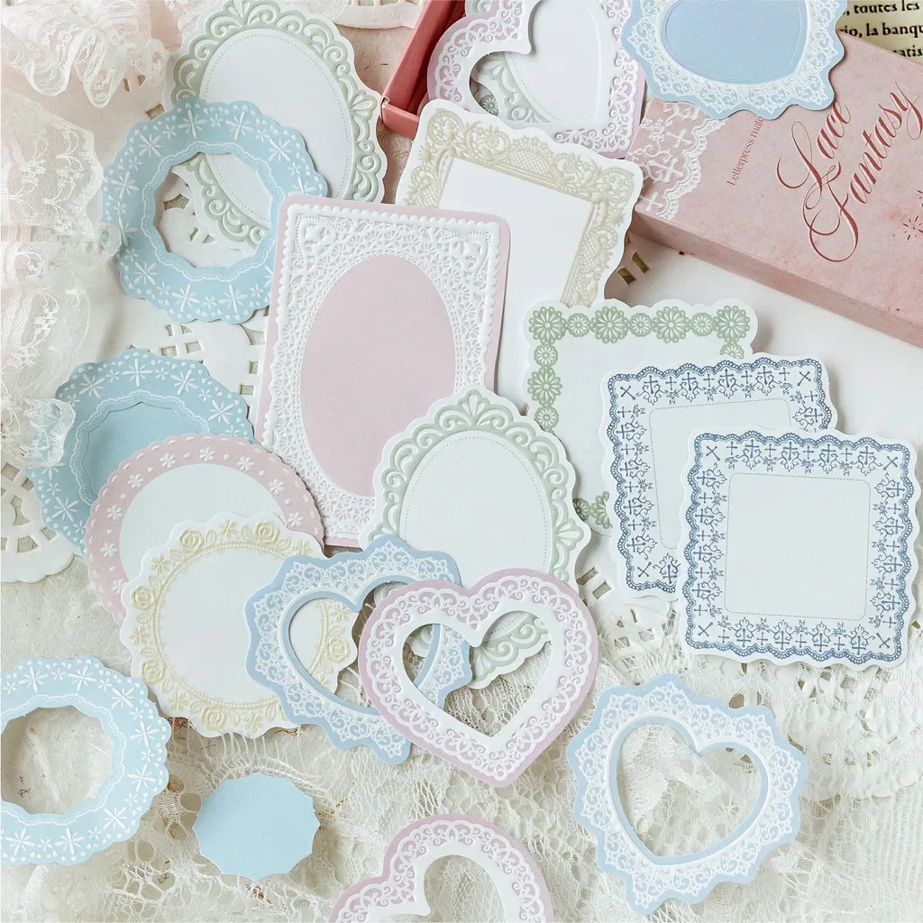 30pcs/pack Memo Pad Scrapbooking Materials Paper DIY Writing Paper Office School Stationery Decor Junk Journal Note