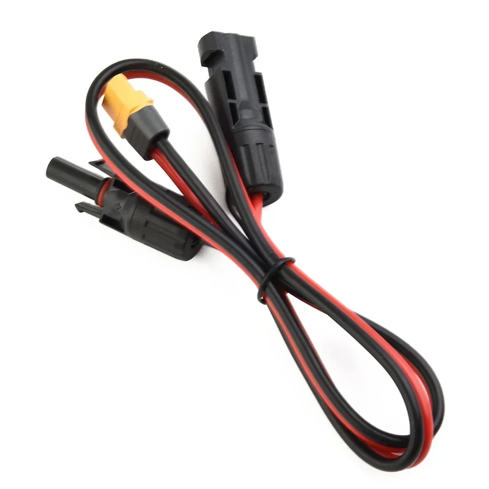 

Кабель для зарядки с низким сопротивлением 0,6 м, 12AWG, для солнечных генераторов, с надежным креплением, низким энергопотреблением и удобным подключением