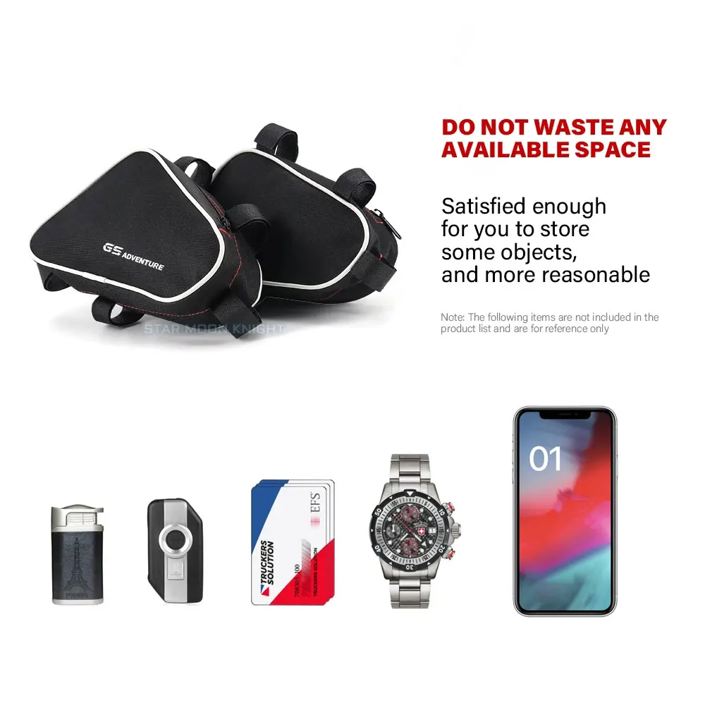 Motorcycle Waterproof BAG For BMW R1200GS LC Adventure R 1200 GS ADV 2013 - 2021 Frame Crash Bars Bag Repair Tool Placement Bag