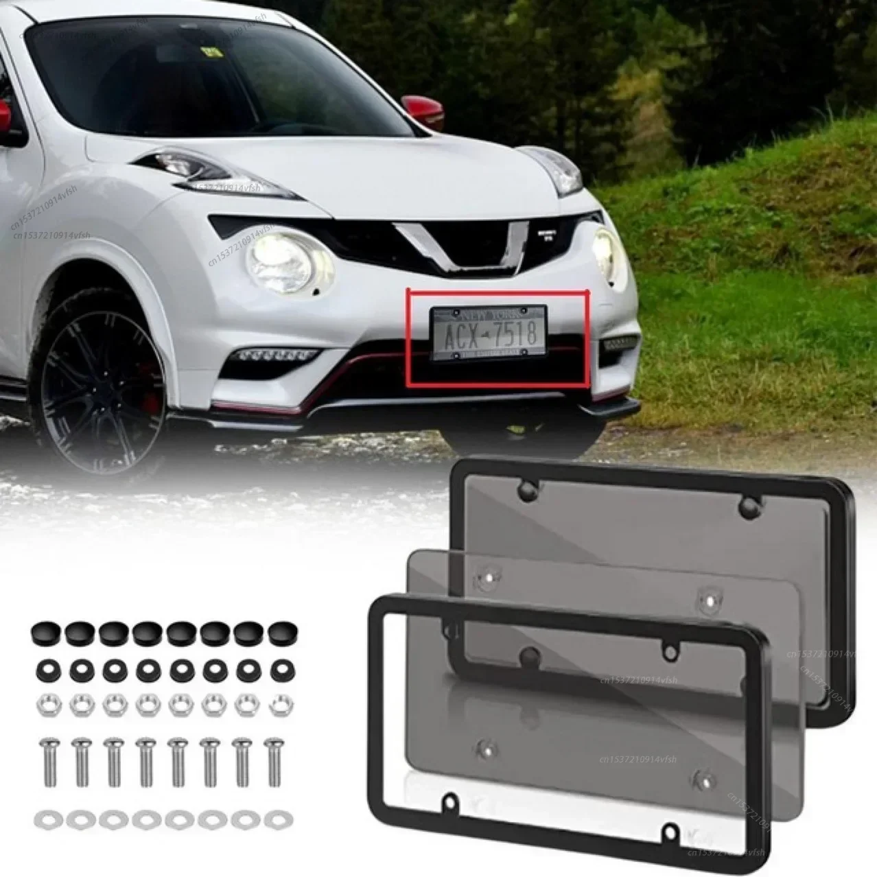 

American Car License Plate Frame, Universal License Plate Holder, License Plate Bracket, Screw, Car Modification Parts