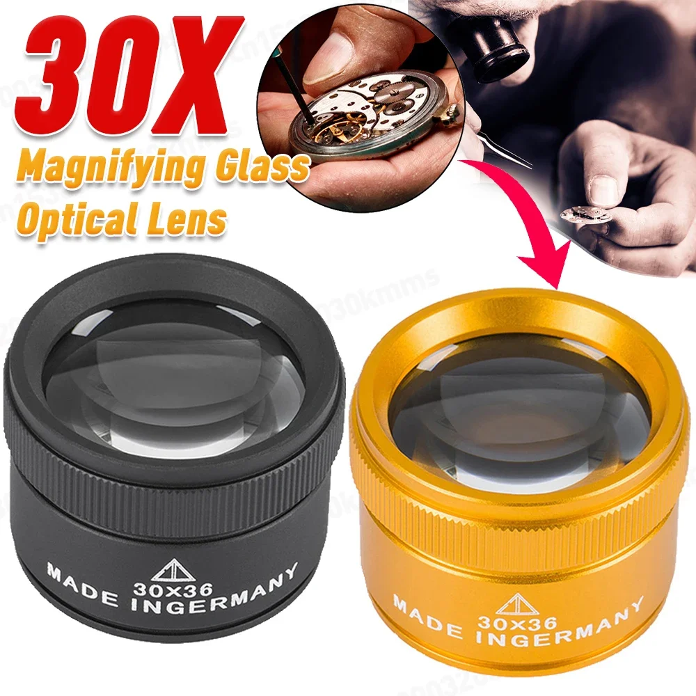 30x k9 optische Lupe tragbare Taschen elektronik Lupe für Schmuck Münz stempel Uhr Reparatur Lupe