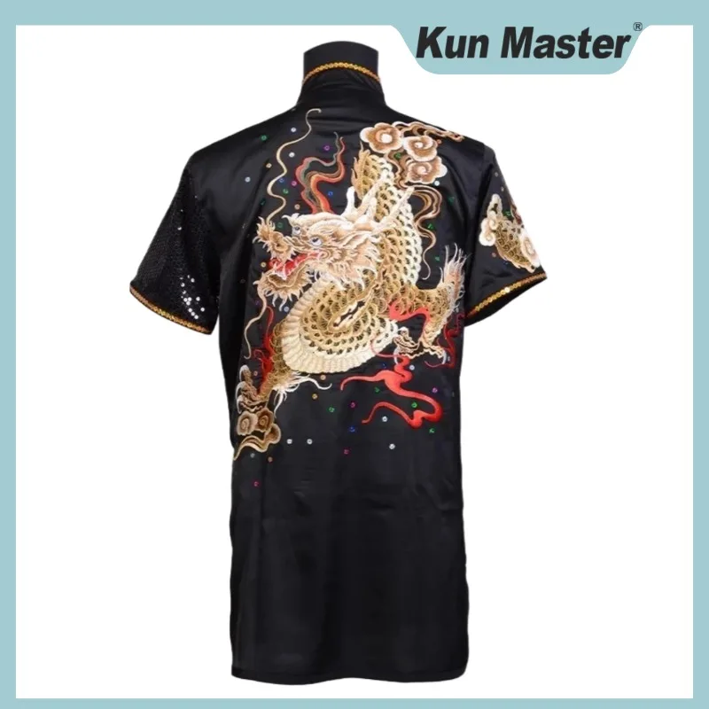 Custom Martial Arts Uniform Kung Fu Suit with Dragon Embroidery Southern Fist Long Fist Reinforced for KungFu Forms Competition