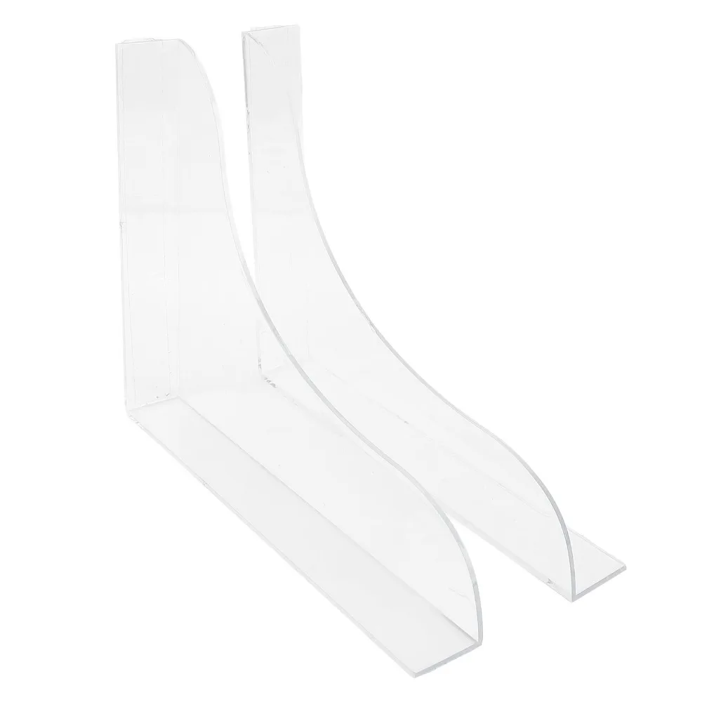 2pcs Self Adhesive Shower Splash Guard Clear Transparent Acrylic Bathtub Corner Guard Silicone Base Waterproof Shield