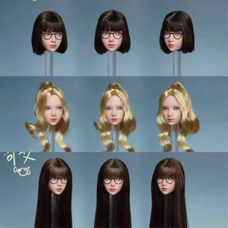 

Pre-sale JKTOYS 1/6 Scale K-011 Female Soldier Mobile Eye Beauty Head CarvingWear Glasses Head Sculpt Fits 12inch Action Figure