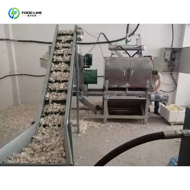 Customized High Efficiency Garlic Vegetable Peeler Integrated Extraction Functional Machine