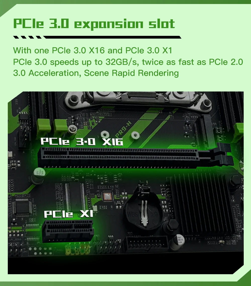 MACHINIST X99 PR9-H Motherboard Combo With Intel Xeon E5 2650 V3 CPU LGA 2011-3 Support DDR4 Dual-channel RAM NVME/SATA M.2