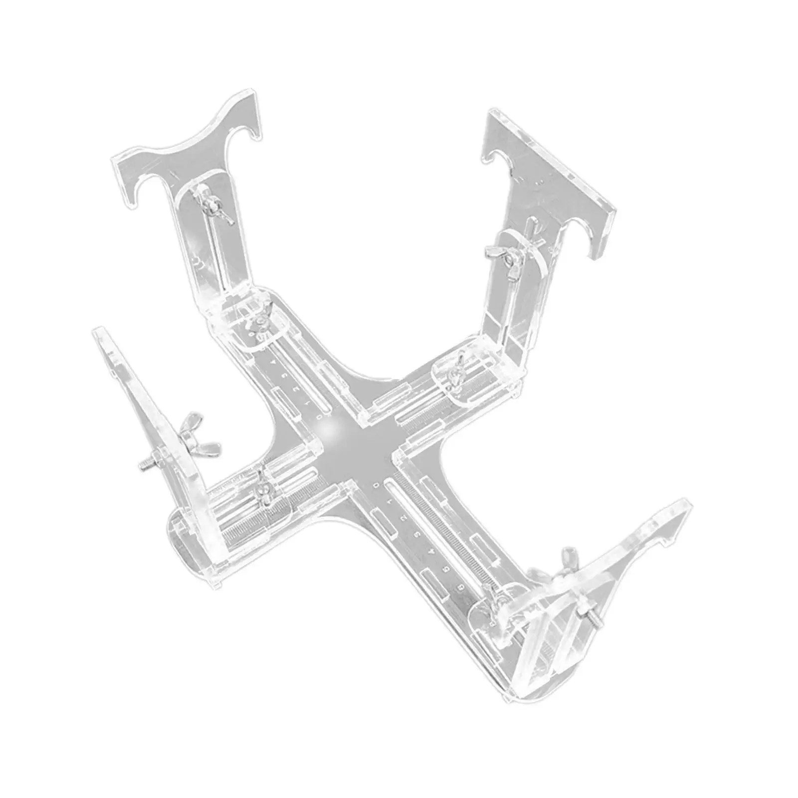 

Aircraft Model Spray Painting Rack Clear Hobby Model Display Base for Office 25.5cmx18.5cm