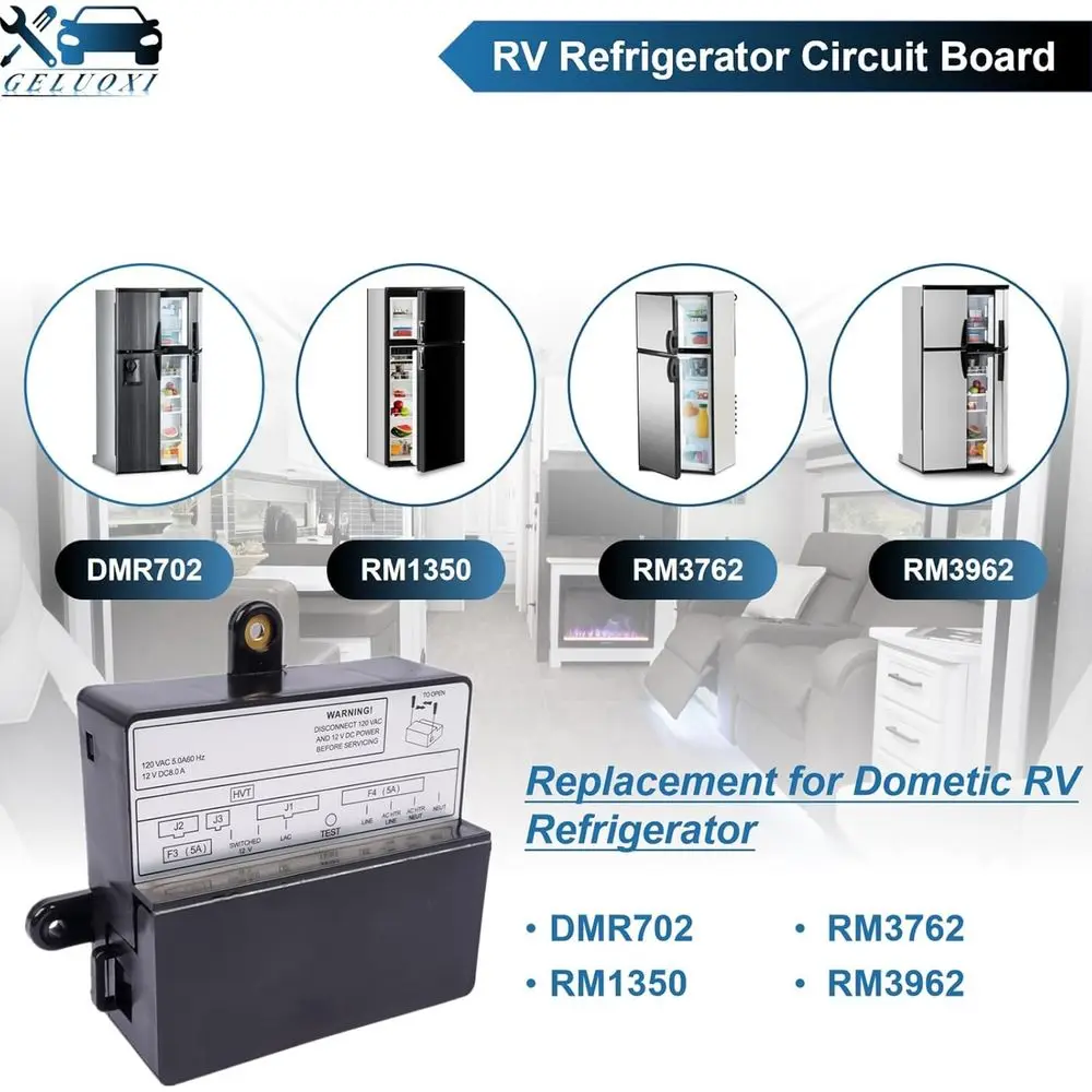 GELUOXI 3851331011 RV الثلاجة إمدادات الطاقة لوحة دوائر كهربائية لاستبدال نموذج RV DMR702/ RM1350/ RM3762/ RM3962