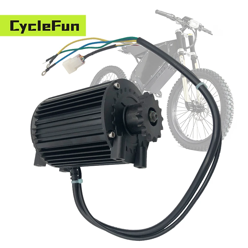 

Hall Sensor 60V/72V QS90 Rated 1KW PMSM Mid Drive QS Motor 55KPH 2900RPM Matched 10inch Wheel Electric Scooter E-bike Electrocar