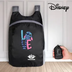 Mochila Unisex de Disney Lilo & Stitch, nueva mochila Popular para deportes de Montañismo al aire libre, bolsa plegable para viajes de ocio y Camping, 2024