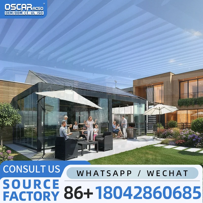 3x3 3x4 4x4 6x4 Modern Outdoor Bioclimatic Aluminum Louver Pergola with 5% off $2000 26% Reorder Rate pergola view 3