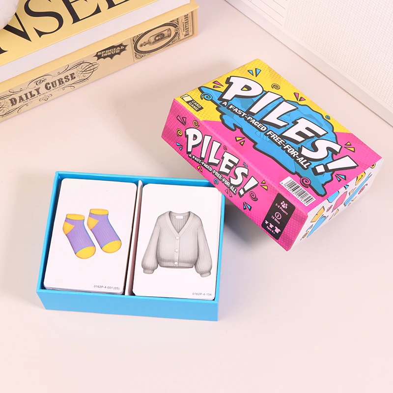 Piles! A Fast-Paced Mischief Card Game - Standard Edition, Family & Adult Party Game For Ages 14+ Cards And Rulebook