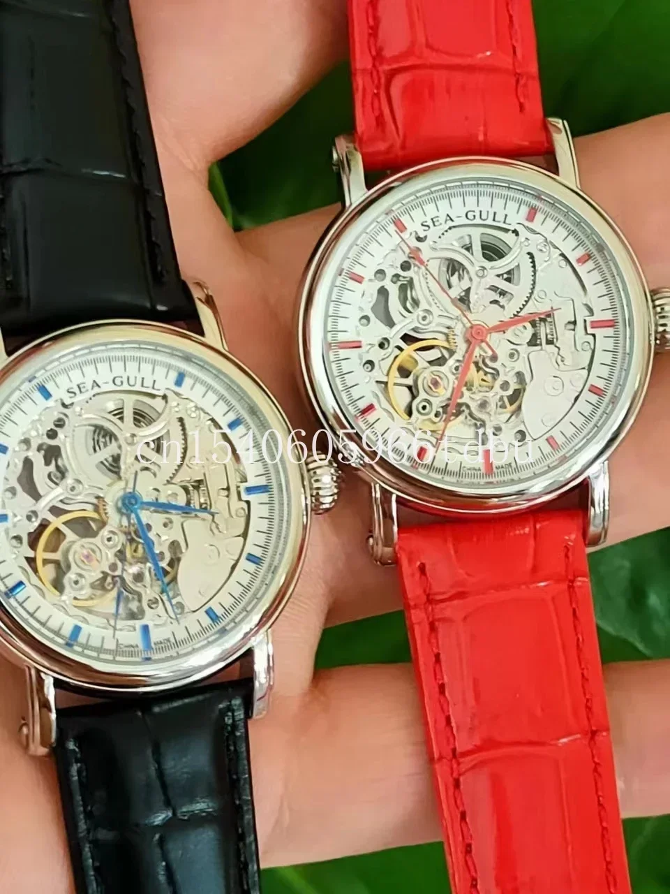For Haiou M182SK automatic mechanical couple watch, fashionable classic all floor empty student fashion couple series watch