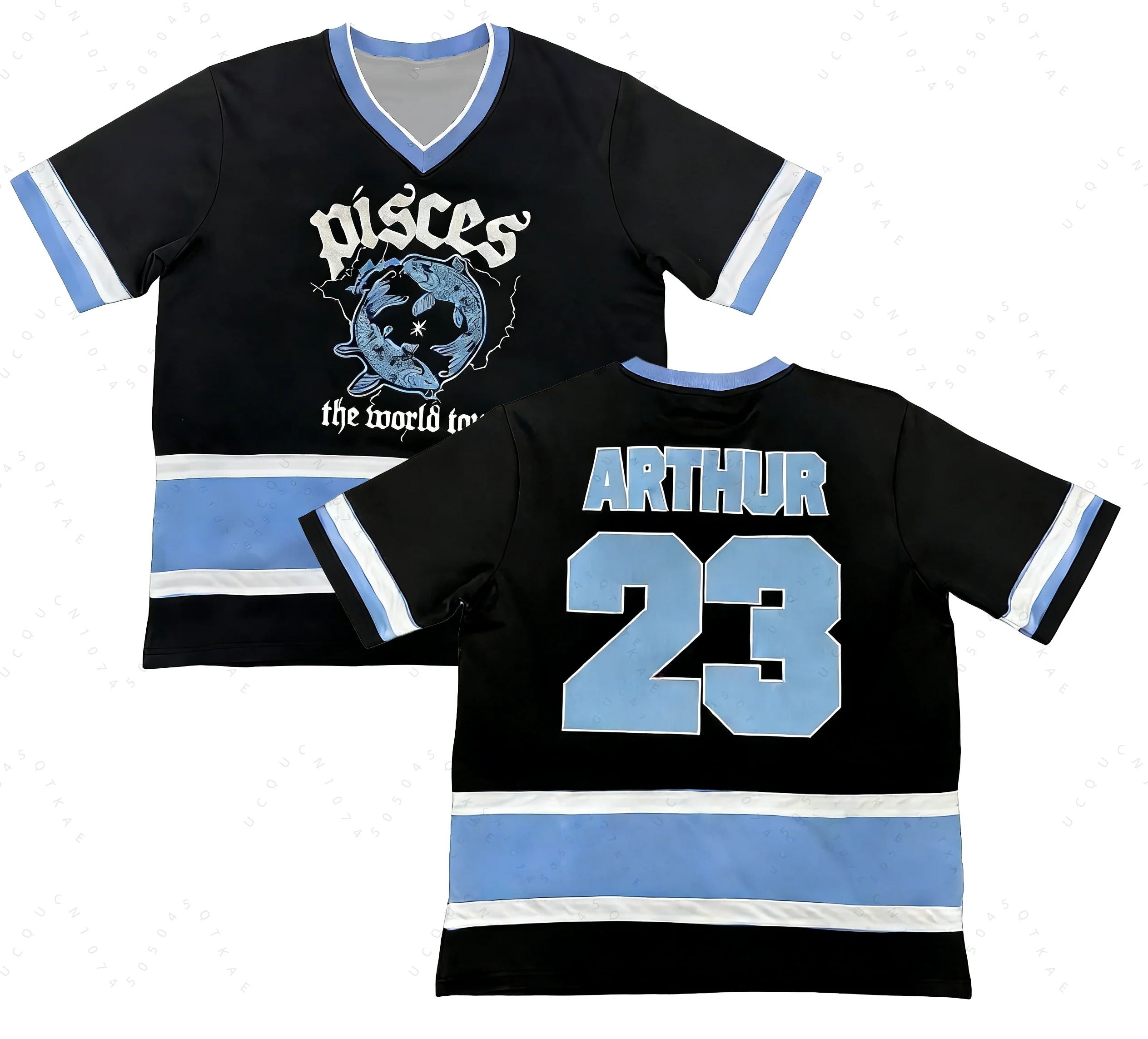 James Arthur 23Hockey Jersey The Pisces World Tour Merch Short Sleeve Unisex Fashion Sweatshirt For Men Women Motorcycle T-Shirt