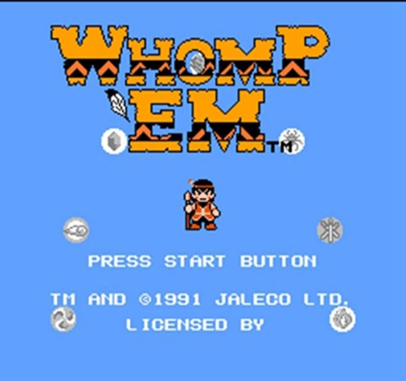 

Whomp'Em 60 Pins English Version Game Cartridge for 8 Bit 60pin Game Console Region Free