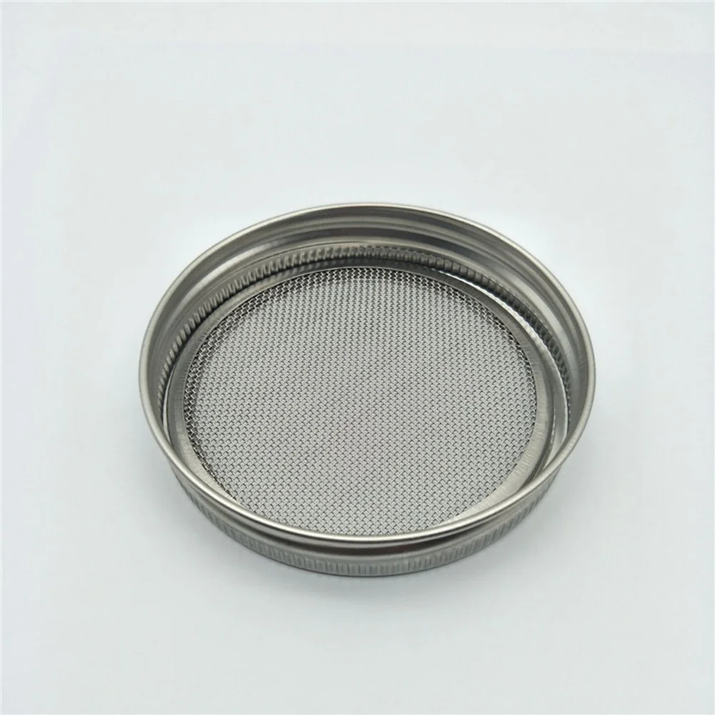 2 Pcs 33 Inch Stainless Steel Sprouting Lids for Wide Mouth Mason Jars for Making Organic Sprout in House and Kitchen