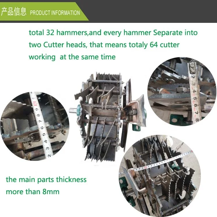 Maize Grinding Hammer Mill hay Chaff Cutter Machine for Animal Feed Straw Grass Grinder Machine